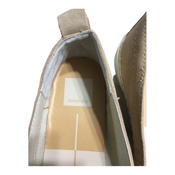 DOLCE VITA Reina. Tan Slip on Sneakers. Suede Size 9 - Picture 8 of 10